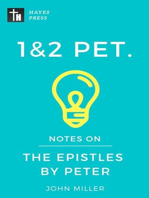 cover image of Notes on the Epistles by Peter